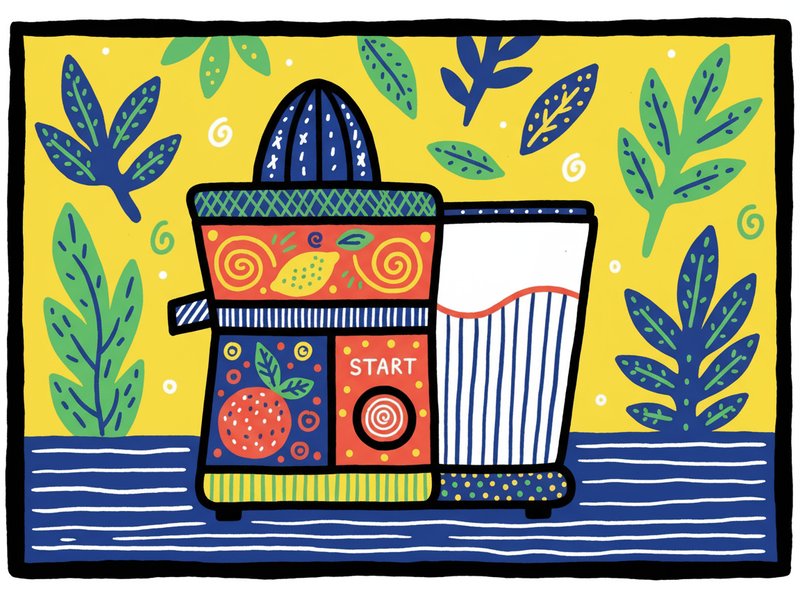 Bench top juicing machine